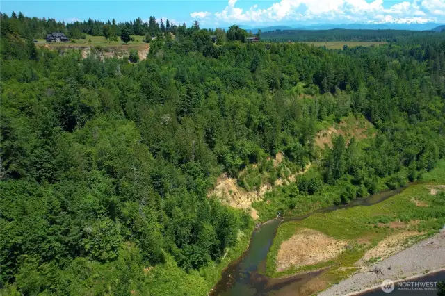 RIVER ACCESS WITH WOODED TRAILS