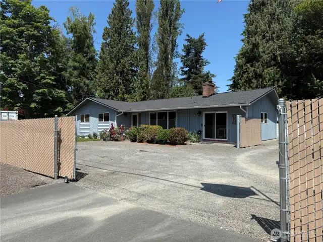 Such safety and privacy fence.   Seller plans to leave all gates and fencing....IF they would like to have it.