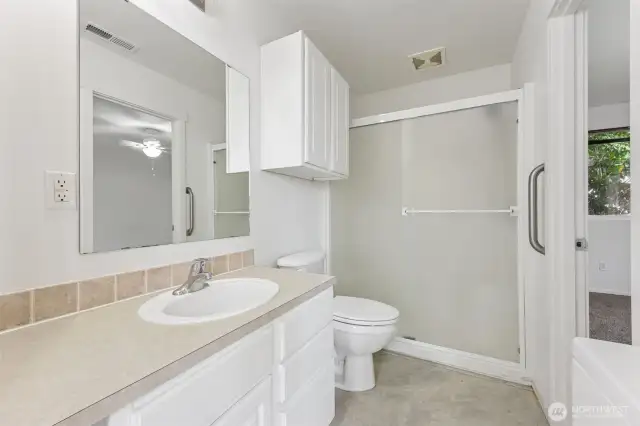Main floor bathroom