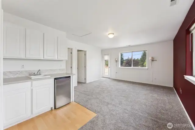 Upstairs Primary with kitchenette