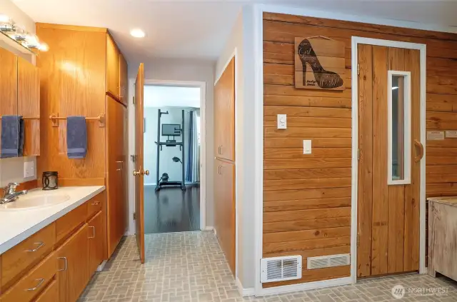 Sauna In Primary Bedroom