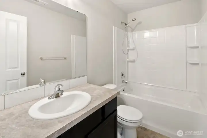 Secondary bathroom upstairs