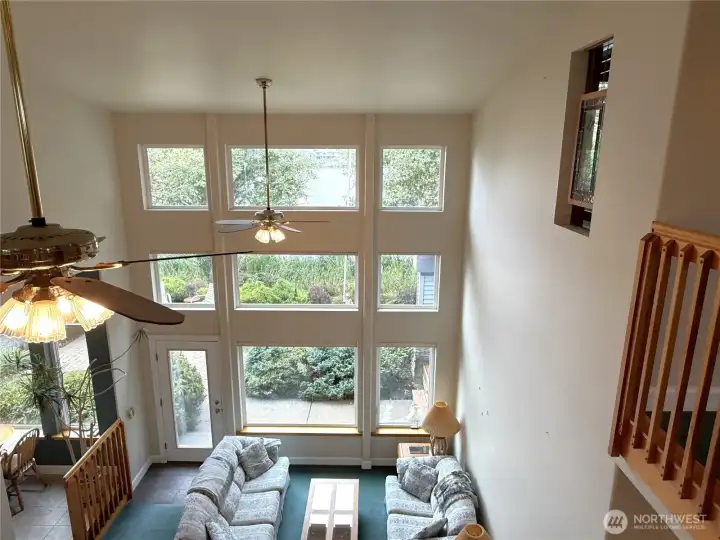 LAKE VIEW FROM UPPER LIVING AREA