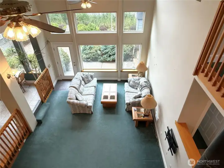 LAKE VIEW FROM UPPER LIVING AREA