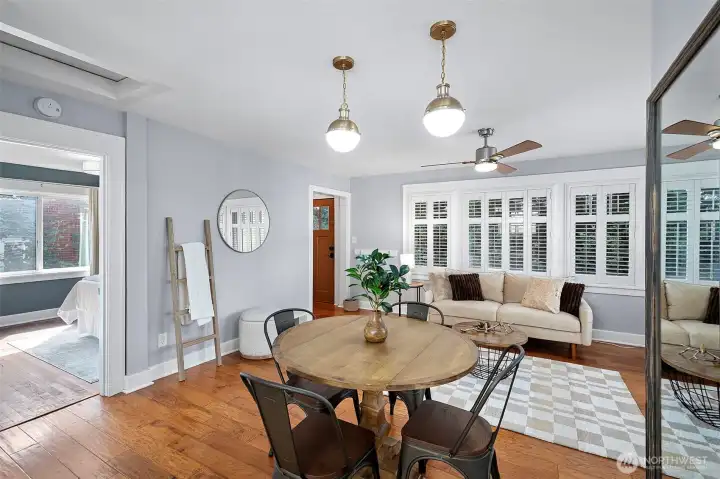 Open concept living space.