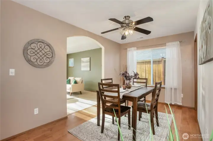 Designated dining room