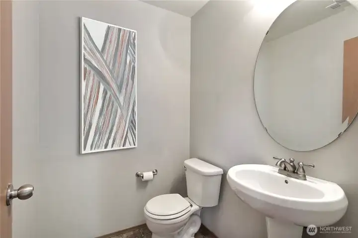 Downstairs powder bath.