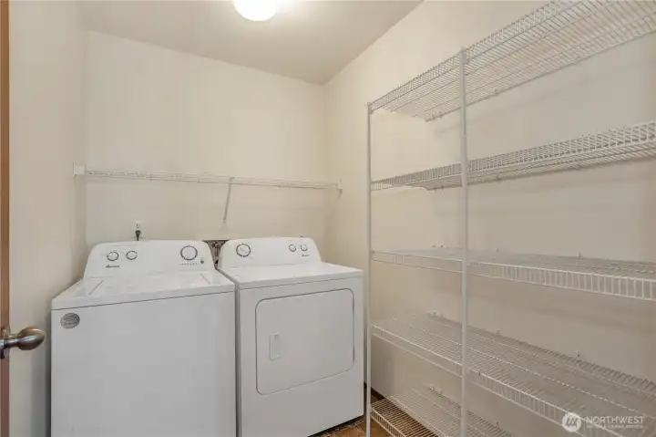 Downstairs Laundry and pantry.