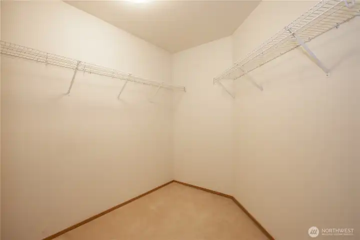 Primary closet
