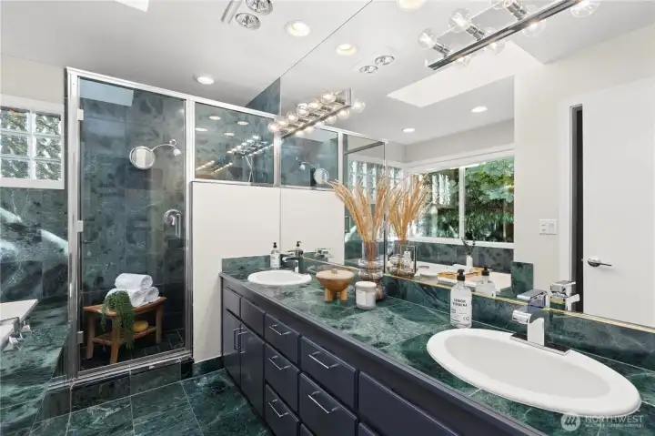 Primary bathroom.