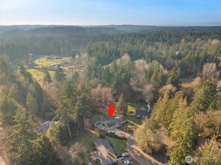 Tucked away yet close to amenities and HWY 16
