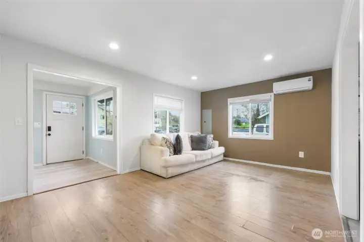 Spacious living room.