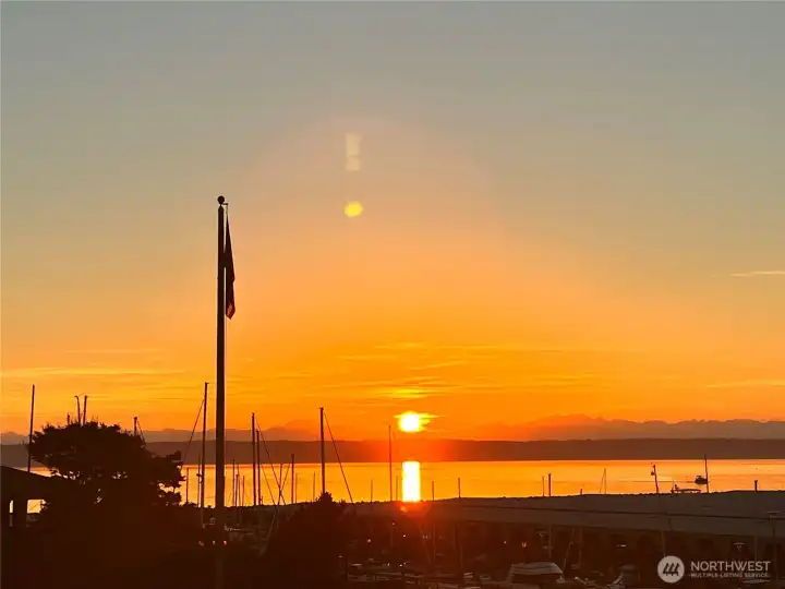 Sunset from the comfort of your couch