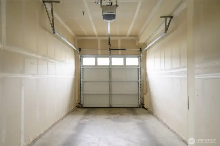 Single car garage PLUS extra parking in front of garage & on street