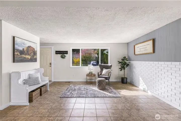 You will love the brick accent wall and nice sized windows to let in all the natural light