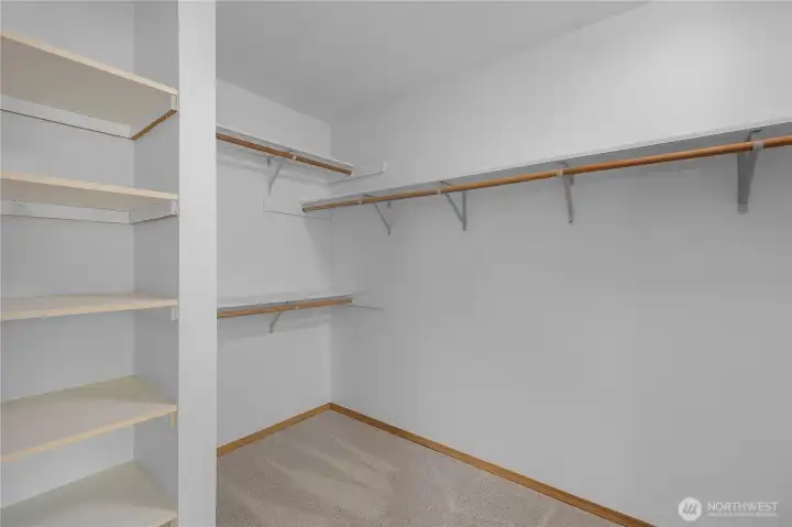 Large primary closet