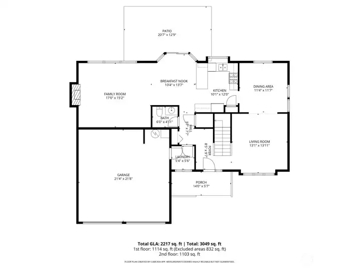1st floor floorplan