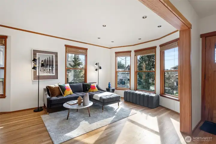 Informal living room (main level)