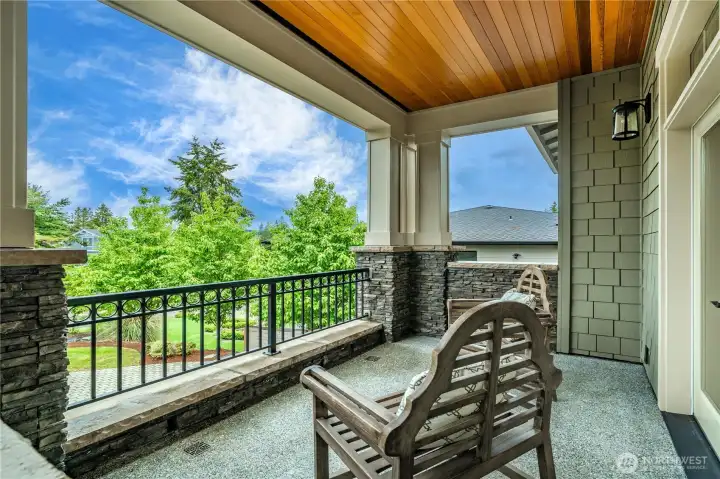 Covered front porch to relax Covered front porch to relax