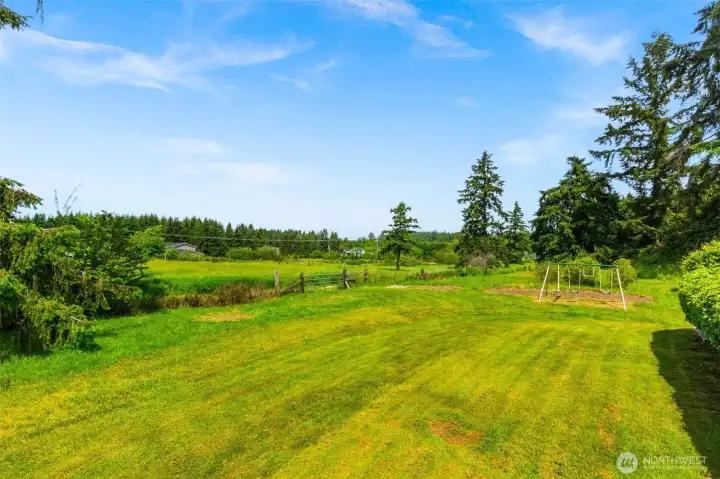 The property is entirely fenced and cross fenced.