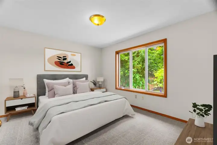4 large bedrooms plus a den/office.(virtually staged)