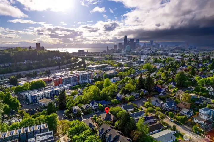 Because the home sits on a generous 6,000 square foot, lot there are multiple ADU options