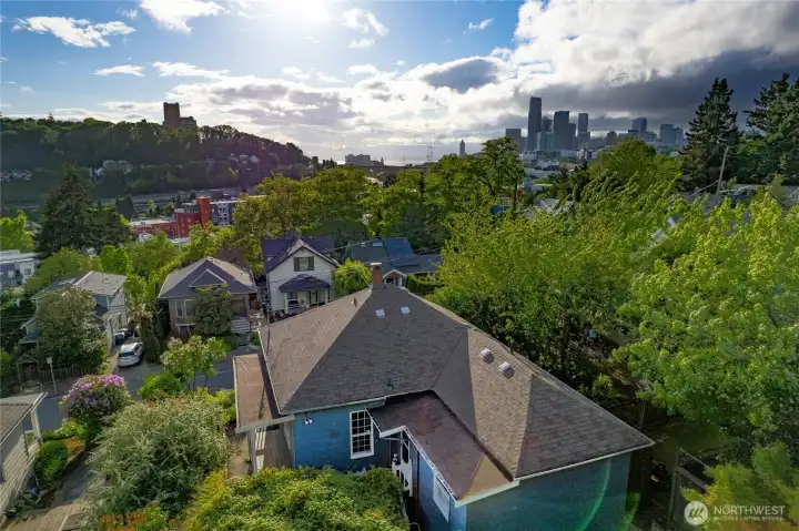 Excellent walking neighborhood with a variety of hills and views.