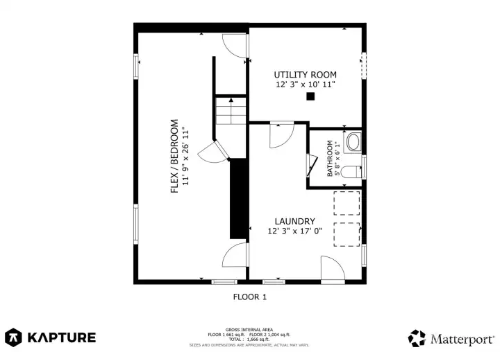 Daylight basement with natural light, fourth bedroom with closet and separate exterior entrance.