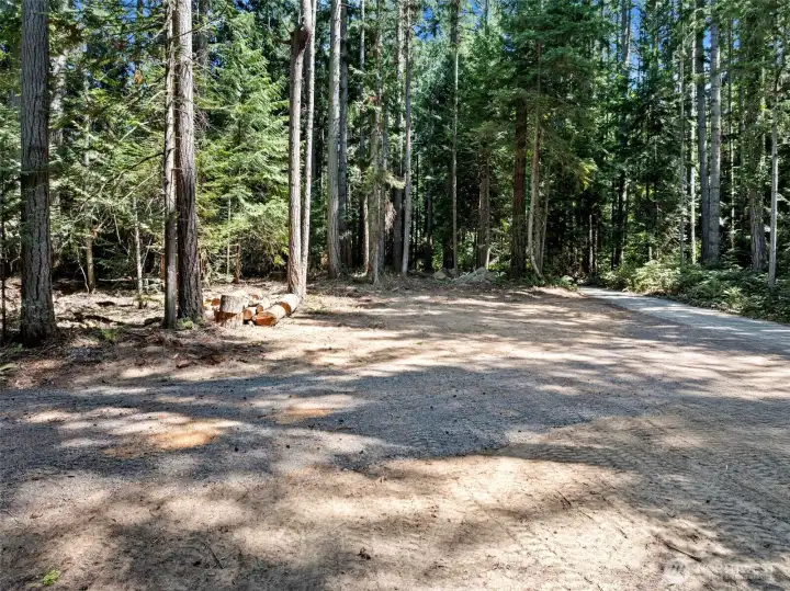 Cleared building site