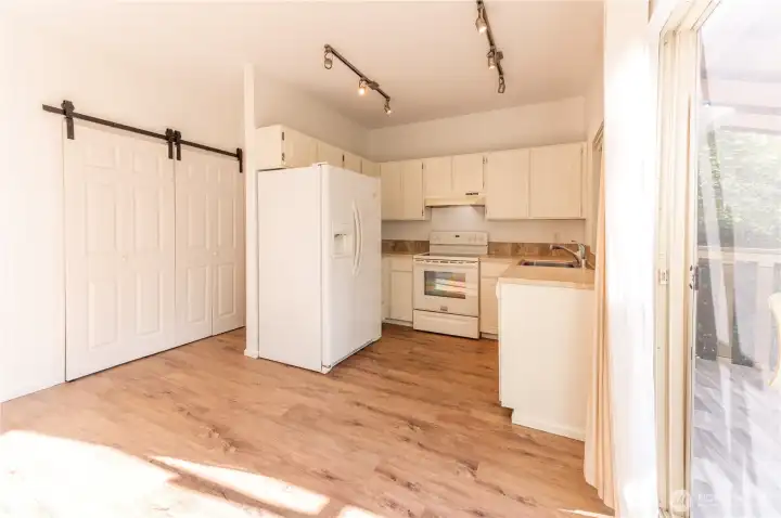 The kitchen is just right The kitchen is just right