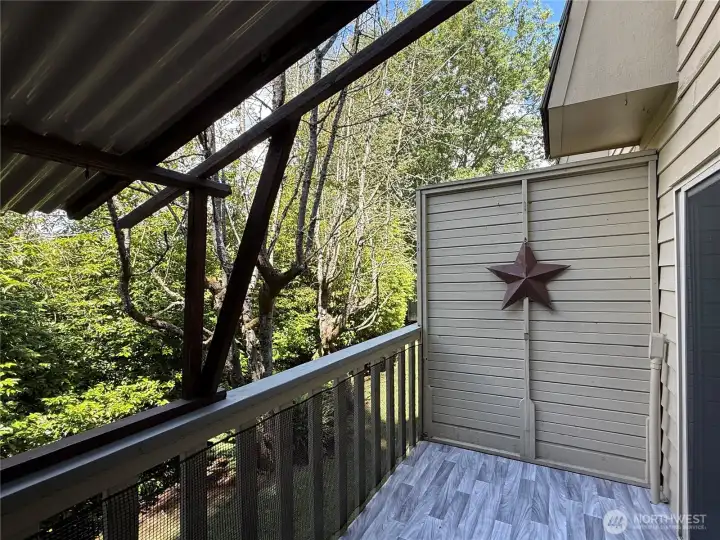 The deck off the dining and kitchen area is so enjoyable, take in some of that vitamin D The deck off the dining and kitchen area is so enjoyable, take in some of that vitamin D