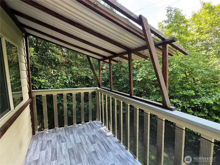 Partially covered deck for all seasons! Partially covered deck for all seasons!