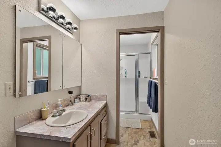 Primary bathroom Primary bathroom