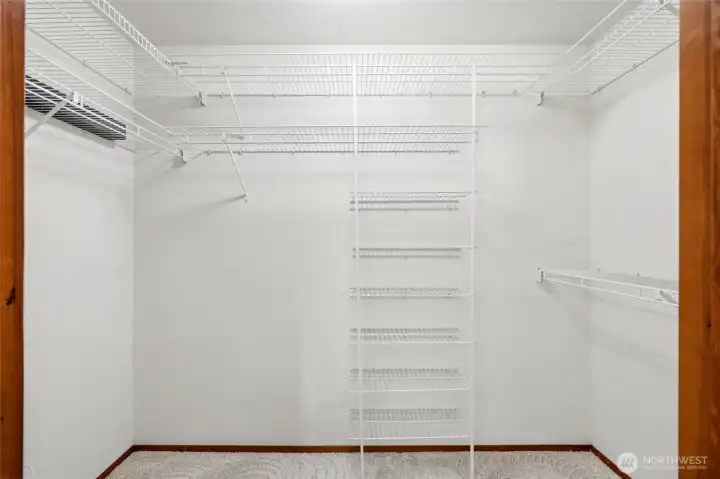 Walk In Closet in the primary Walk In Closet in the primary