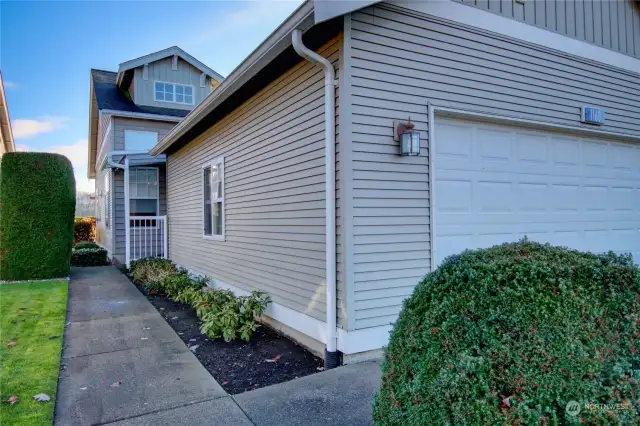 Sidewalk to front door