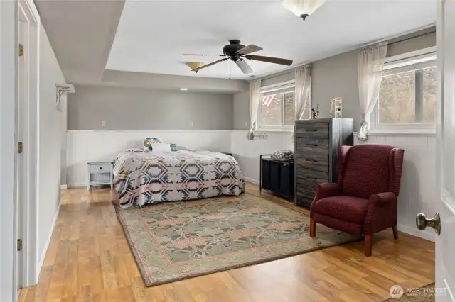 Huge primary bedroom downstairs.