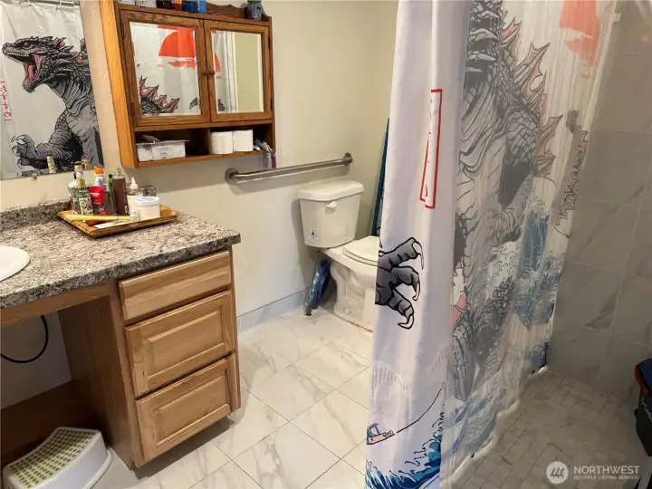 Main bath ADU accessible shower