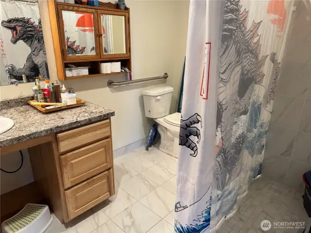 Main bath ADU accessible shower