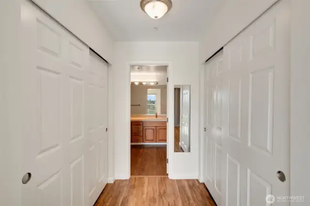 Plenty of Closet Space in Primary Bedroom
