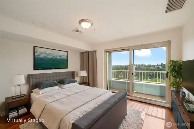 Private Balcony off Primary Bedroom