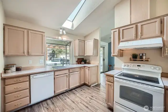 Plenty of Storage  The kitchen boasts abundant cabinetry, providing ample storage to keep your space organized and clutter-free—perfect for all your cookware, pantry essentials, and more.