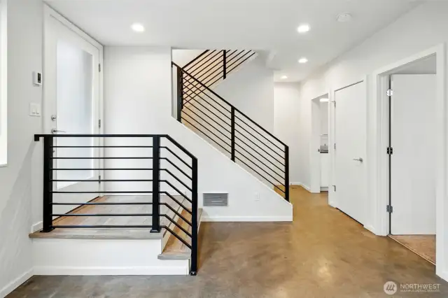 Entry and Media/Shop/WFH and Flex Space off the 3rd bedroom and full bathroom!