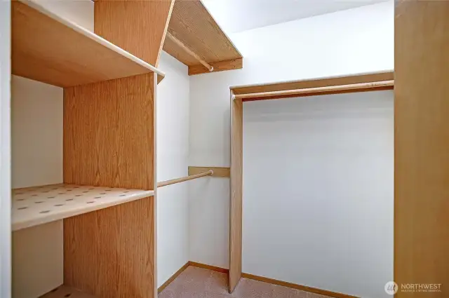 Primary closet