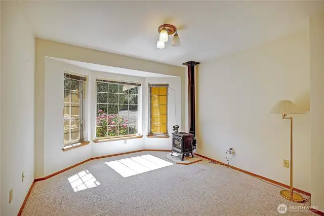Office just off the main entry of home