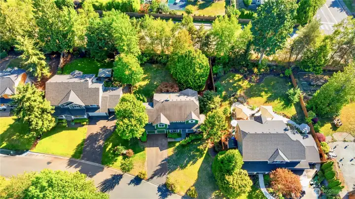 On large, level lot!