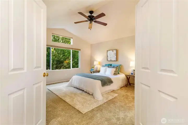 French doors to Owner's Retreat