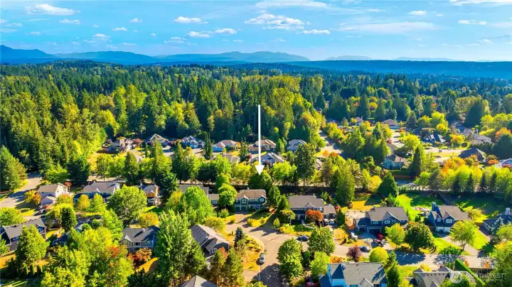 In the foothills of the beautiful Cascades!