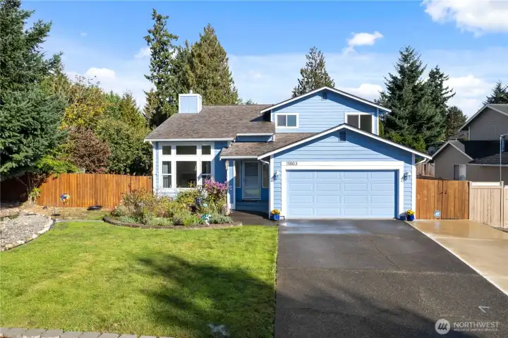 Large corner lot.