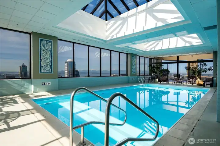 Indoor Rooftop pool