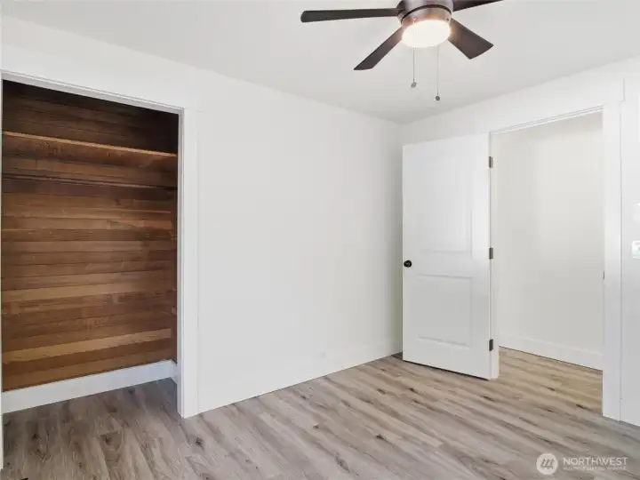 Bedroom two with closet